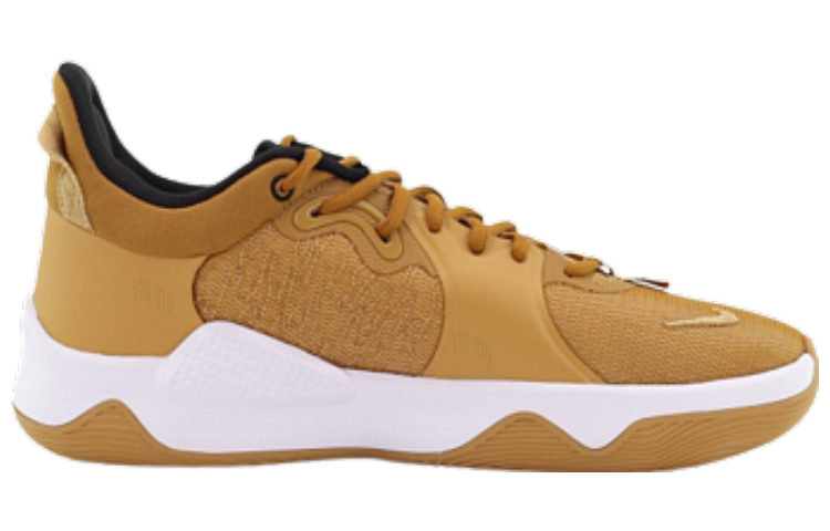 Мужские кроссовки Nike PG 5 (коричневые) — Коричневый — фото 2
