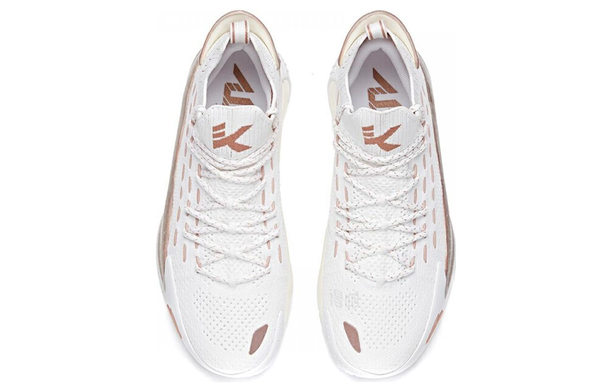 Мужские кроссовки Anta KT5 Low (белый / розовый) — фото 4