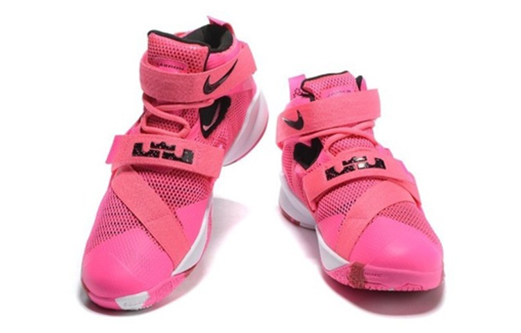 Мужские кроссовки Nike zoom soldier 9 (бело-розовый) — Белый / розовый — фото 3