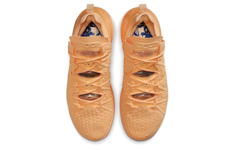 Мужские кроссовки Nike Lebron 18 Melon Tint 18 (оранжевые) — 淡橘 — фото 4