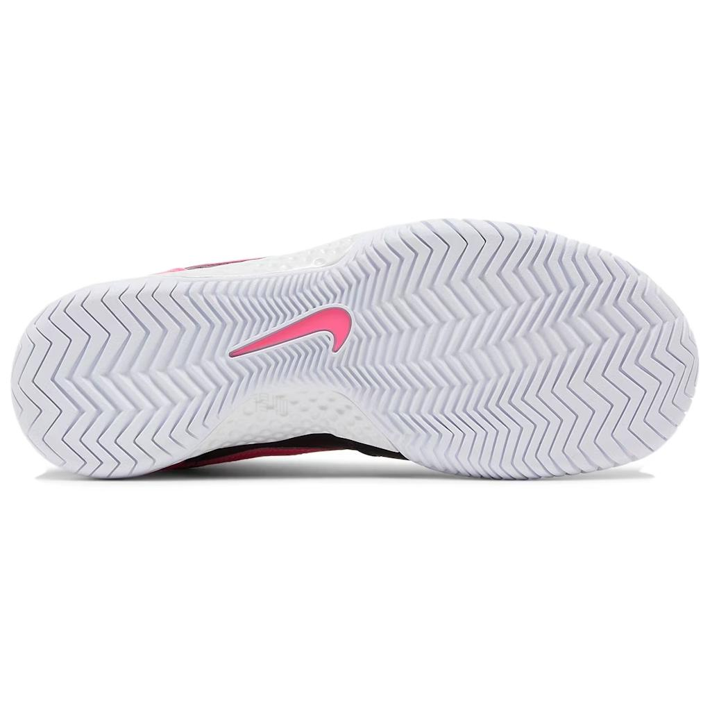 Женские кроссовки Nike Court Flare 1 Serena Williams Hyper Pink (черно-розовые) — фото 3