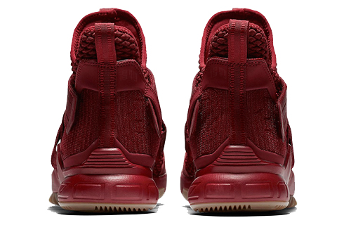 Мужские кроссовки Nike Zoom Soldier 12 LeBron (темно-красные) — Тёмно-красный — фото 4