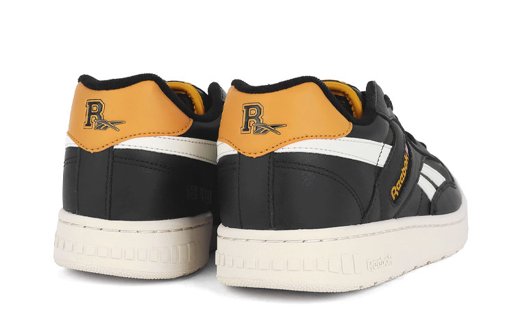 Кеды Reebok BB 4000 MU (черно-оранжевые) — фото 4