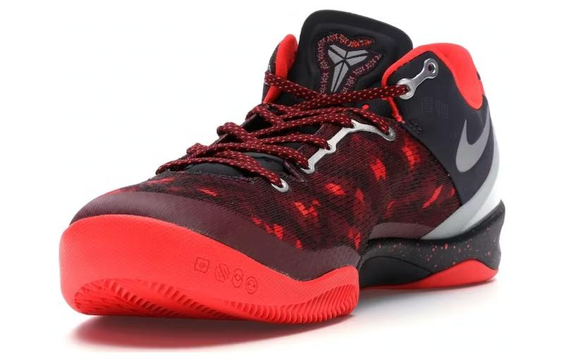 Мужские кроссовки Nike Kobe 8 (красные) — 葡萄紫/纯白金/团队红/亮橘 — фото 3