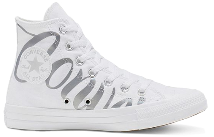 Женские кеды Converse Chuck Taylor All Star Iridescent Star High Top (белые) — Белый — фото 2