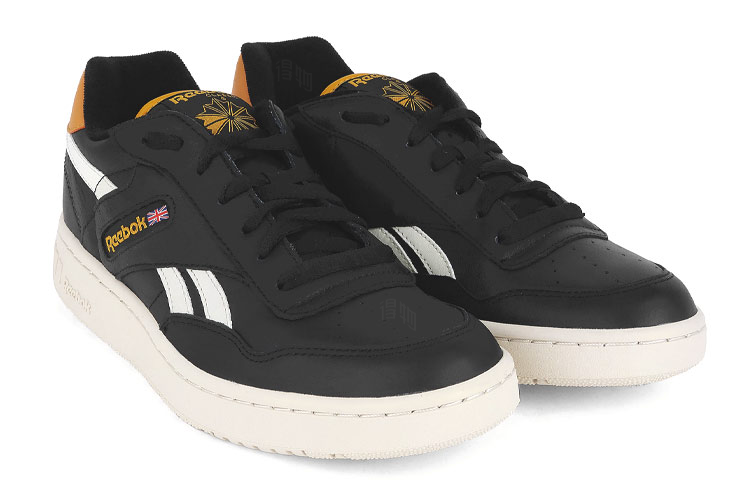 Кеды Reebok BB 4000 MU (черно-оранжевые) — фото 3