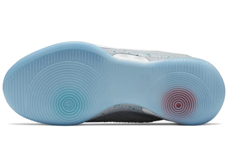 Мужские кроссовки Nike Adapt BB Mag Wolf Grey (серые) — Серый — фото 4