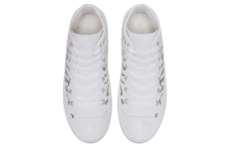 Женские кеды Converse Chuck Taylor All Star Iridescent Star High Top (белые) — Белый — фото 3