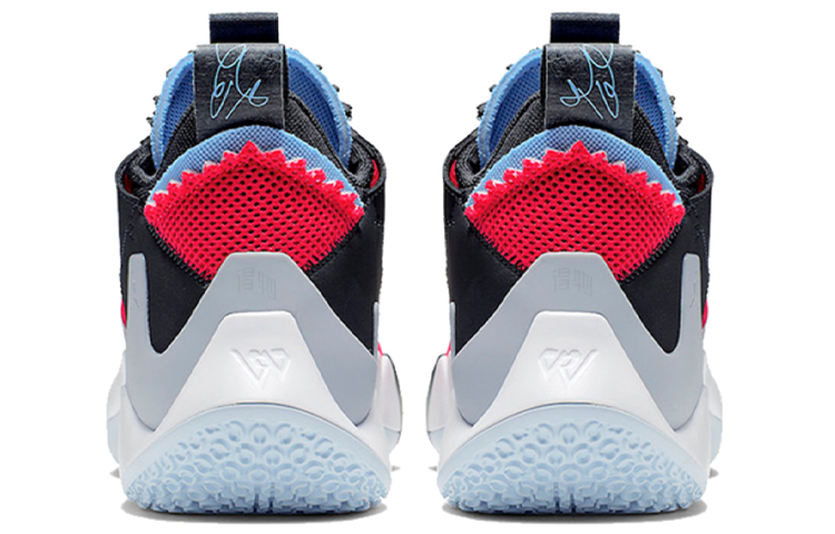 Мужские кроссовки Jordan Why Not Zer0.2 Why Not SE (красно-серо-черные) — Красный / серый — фото 4