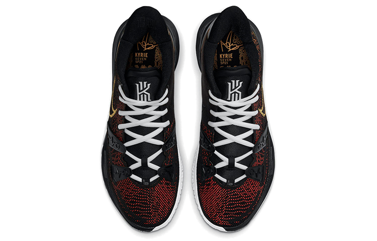 Кроссовки Nike Kyrie 7 Rayguns (черно-желтые) — Чёрный / жёлтый — фото 4