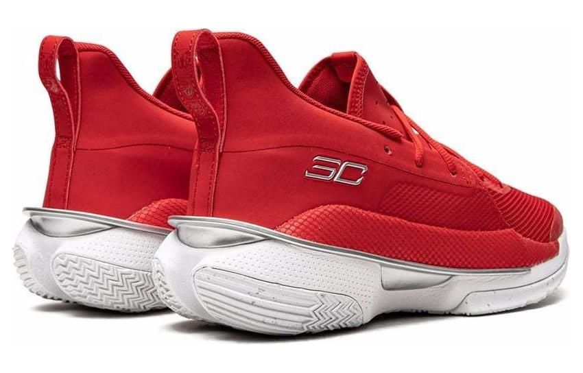 Кроссовки Under Armour Curry 7 (красные) — фото 4