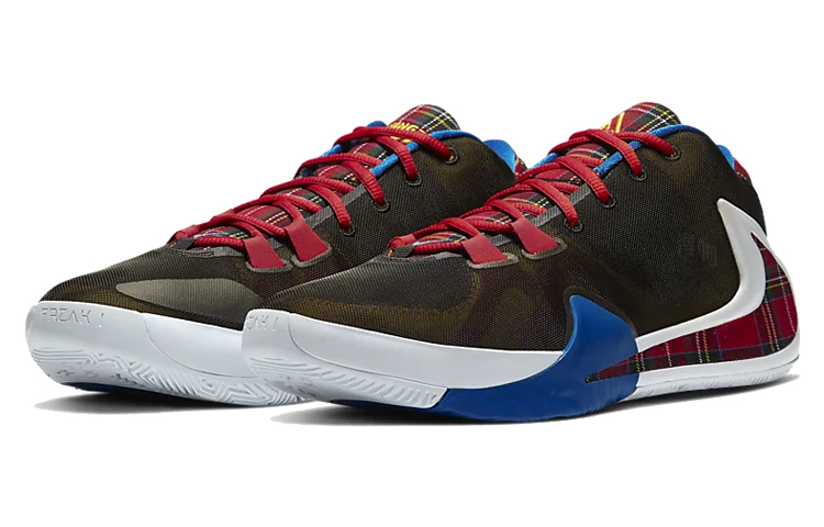 Кроссовки Nike Zoom Freak 1 "Employee of the Month" (черно-красно-белые) — фото 3