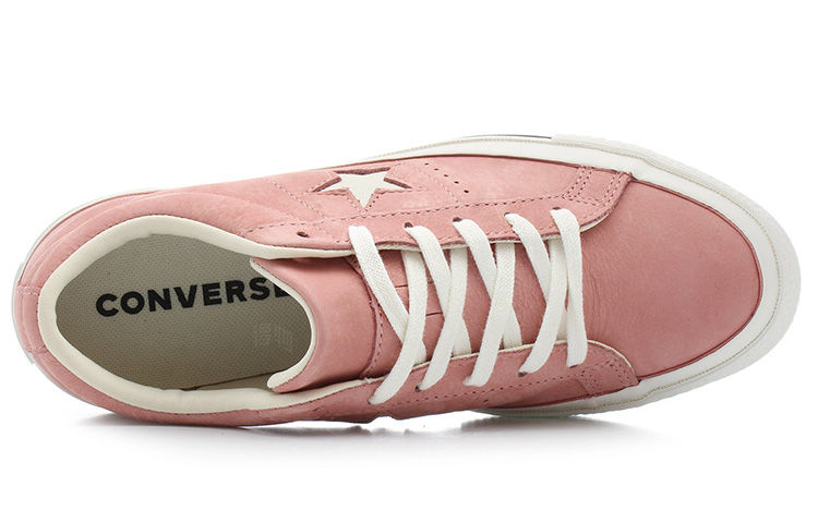 Женские кеды Converse One Star (розово-белый) — фото 4