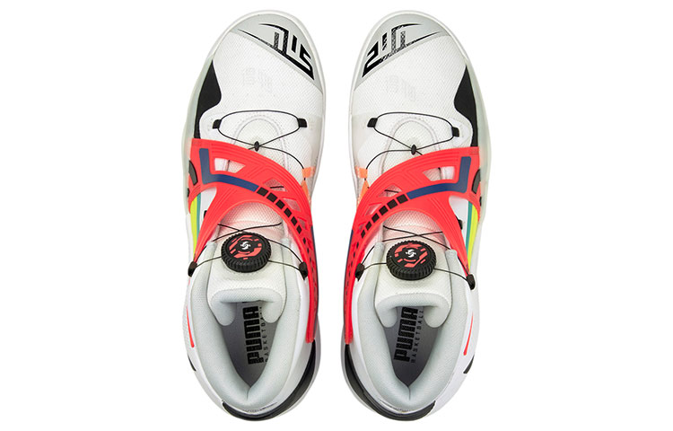 Мужские кроссовки PUMA Disc Rebirth (бело-черно-желтые) — фото 3