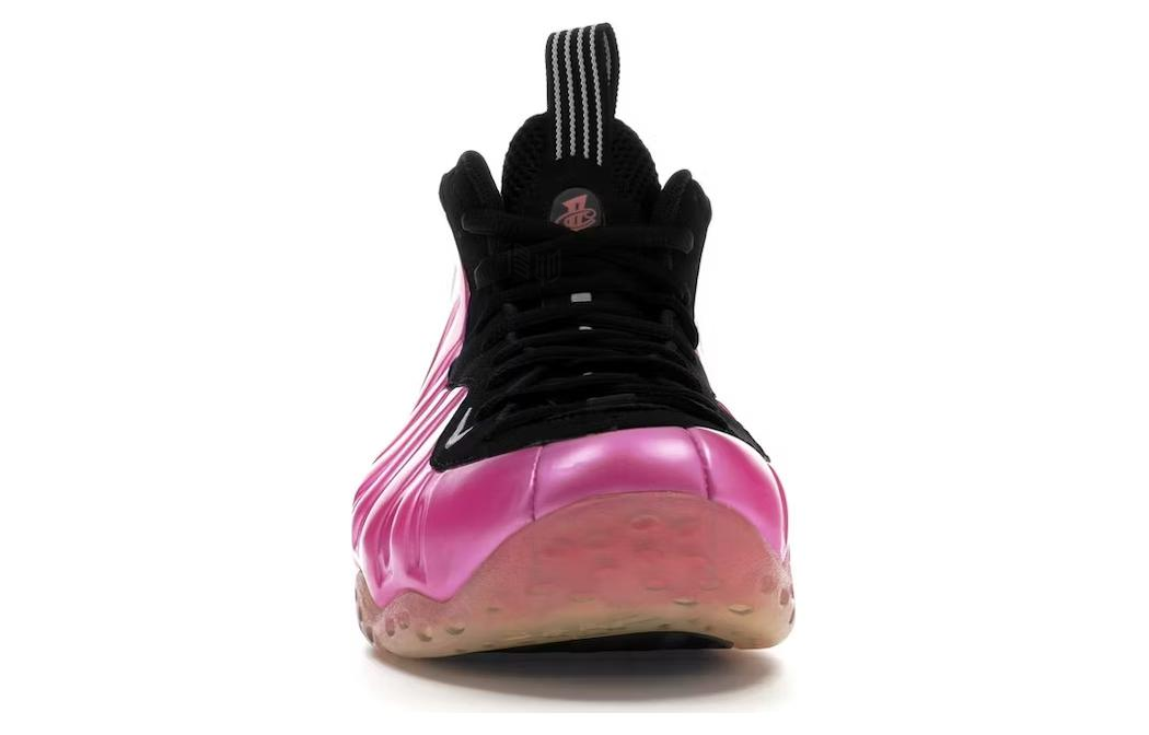 Мужские кроссовки Nike Foamposite One Pearlized Pink OG (розовые) — 粉/黑/白/金属银 — фото 3