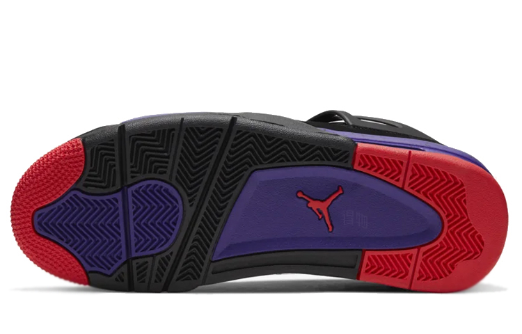 Мужские кроссовки Jordan Air Jordan 4 retro raptors nrg (черный) — фото 5