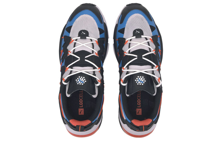 Унисекс кроссовки PUMA LQDCELL Omega Striped Kit (сине-красные) — фото 3