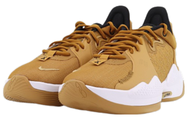 Мужские кроссовки Nike PG 5 (коричневые) — Коричневый — фото 3