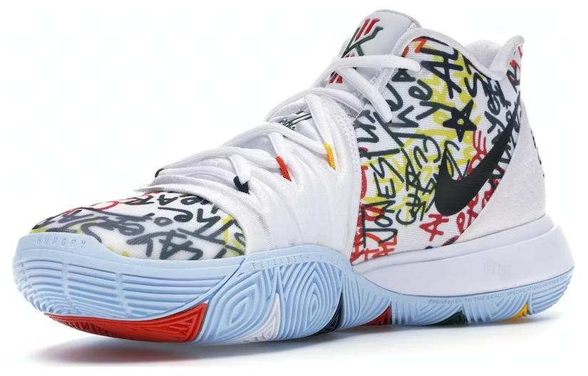 Мужские кроссовки Nike Kyrie 5 Keep Sue Fresh 5 (белый) — фото 3