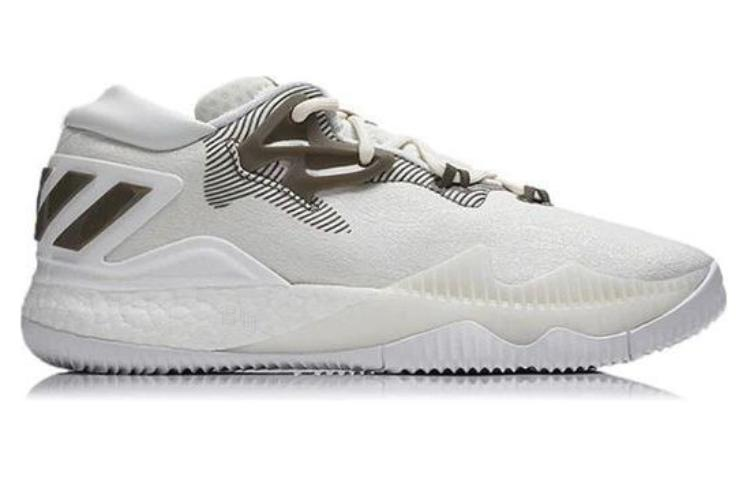 Мужские кроссовки adidas crazy light boost (серые) — 亮白/褐 — фото 2