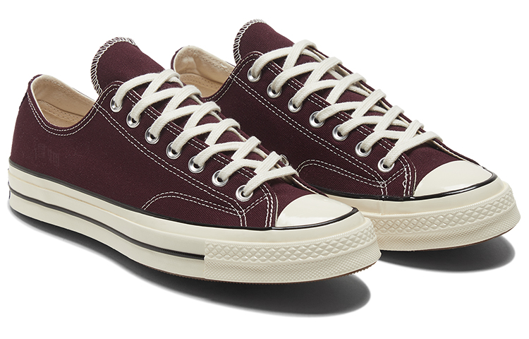 Кеды Converse 1970s Chuck Taylor All Star (бордовые) — 深墨绿 — фото 3