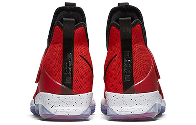 Мужские кроссовки Nike Lebron 14 University Red 14 (красный / черный) — Красный / чёрный — фото 3