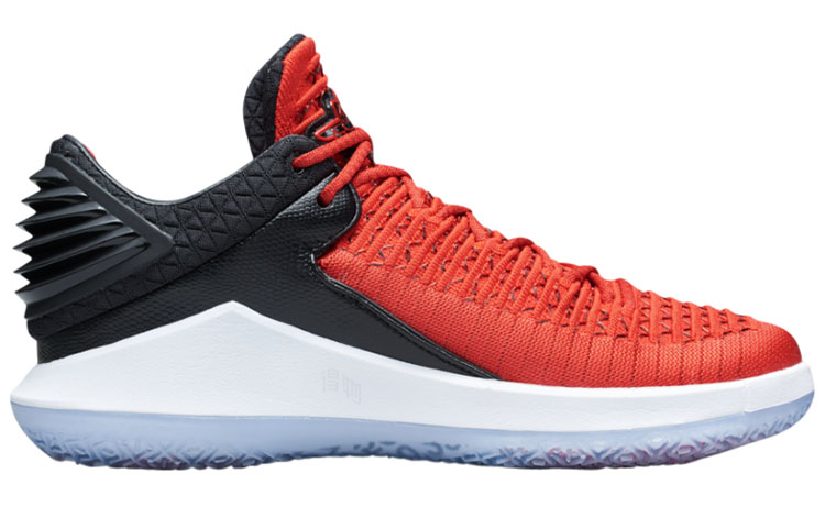 Мужские кроссовки Jordan Air Jordan 32 Low PF Chicago "Win Like 96" (красный / черный / белый) — Красный / чёрный / белый — фото 2