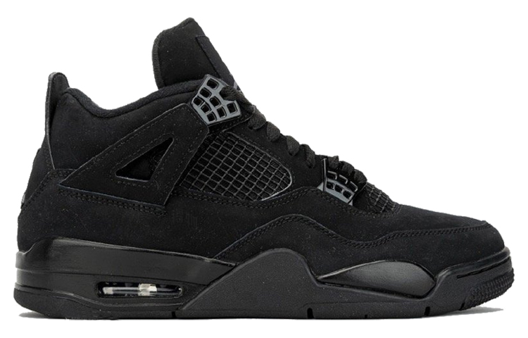 Мужские кроссовки Jordan Air Jordan 4 (черный) — Чёрный — фото 2