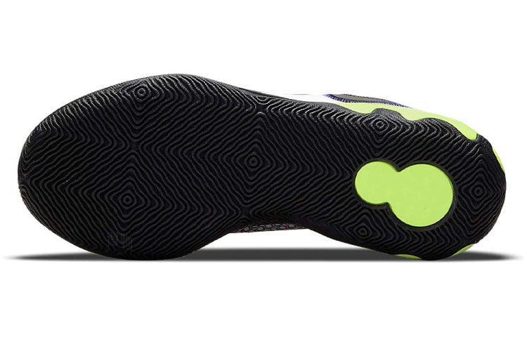 Мужские кроссовки Nike Renew Elevate 2 (черно-зелено-фиолетовые) — фото 6