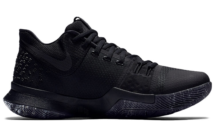 Мужские кроссовки Nike Kyrie 3 Triple Black (черные) — фото 2
