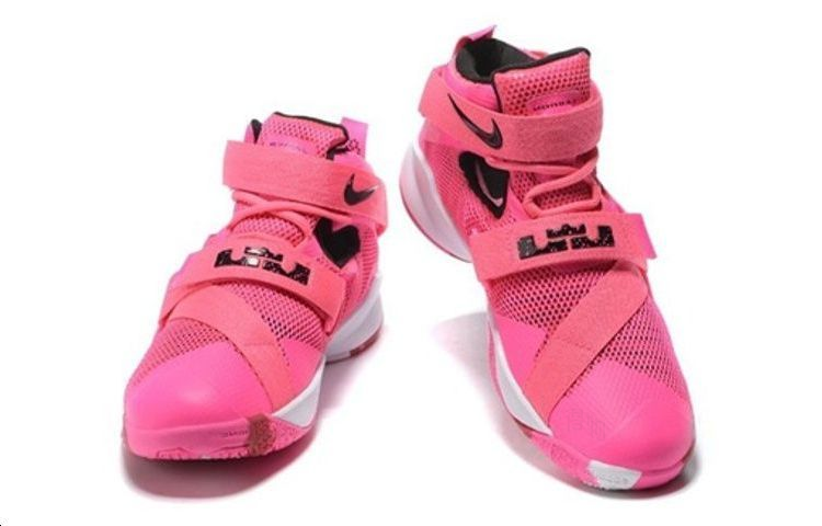 Мужские кроссовки Nike zoom soldier 9 (бело-розовый) — Белый / розовый — фото 4