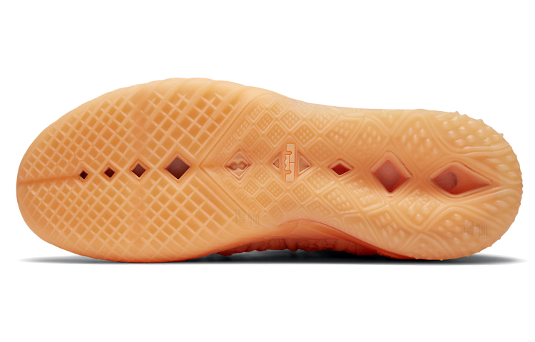 Мужские кроссовки Nike Lebron 18 Melon Tint 18 (оранжевые) — 淡橘 — фото 6