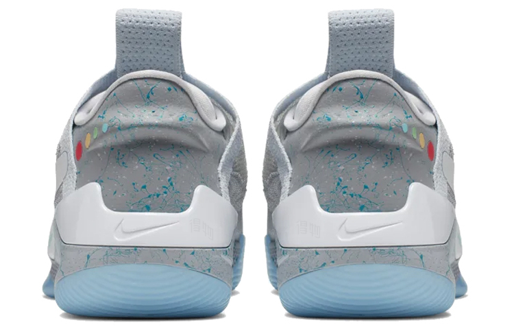Мужские кроссовки Nike Adapt BB Mag Wolf Grey (серые) — Серый — фото 3