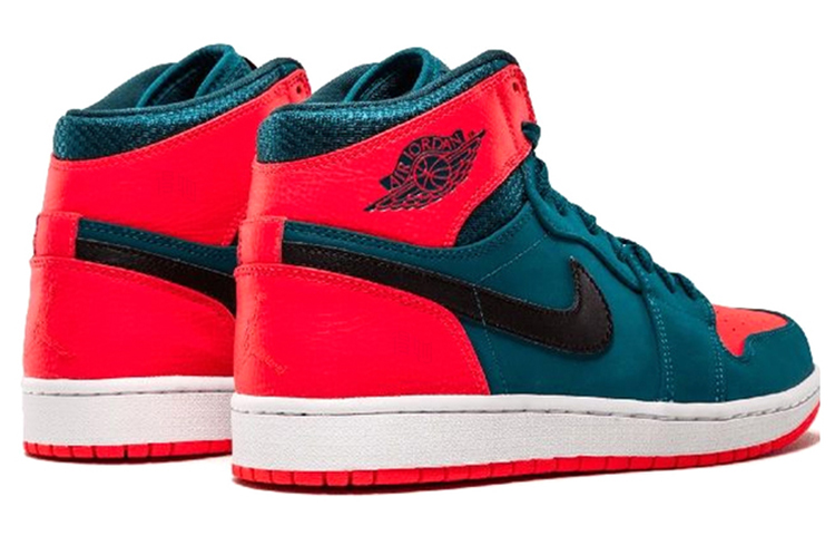 Мужские кроссовки Jordan Air Jordan 1 Retro Russell Westbrook PE (разноцветные) — 深靛蓝/黑/射线红23/白 — фото 4