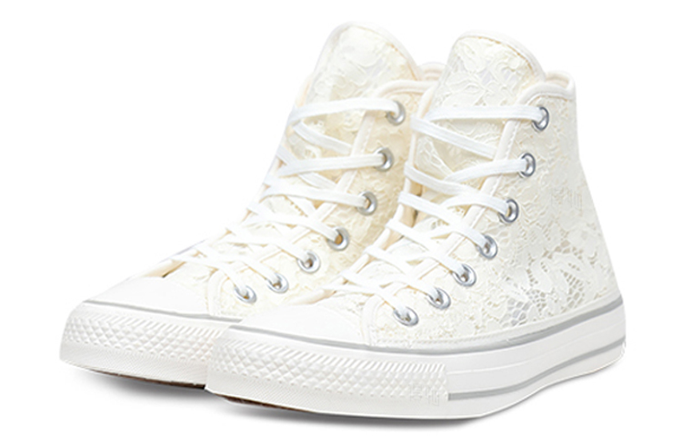 Женские кеды Converse All Star Chuck Taylor (белые) — 奶白色 — фото 3
