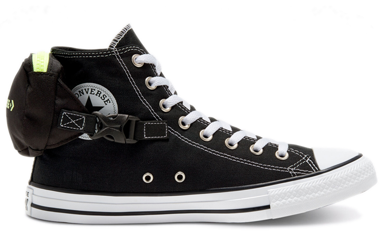 Кеды Converse Chuck Taylor All Star Buckle Up - Volt Glow (черный) — Чёрный — фото 2
