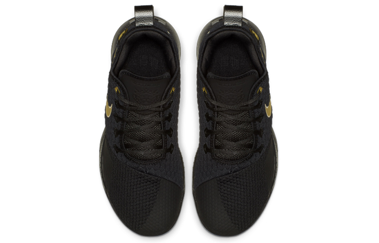 Мужские кроссовки Nike Witness 3 EP OG (черно-золотые) — Чёрный / золотой — фото 4