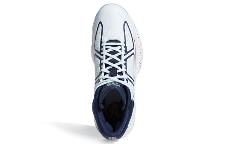 Мужские кроссовки adidas D Rose 10 (голубые) — фото 5