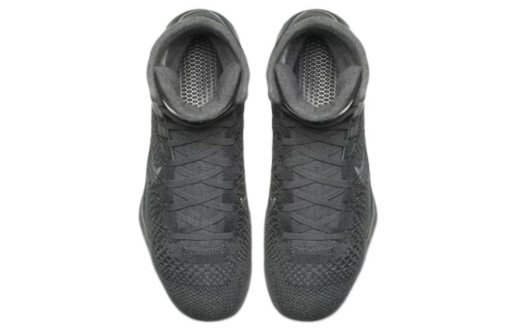 Мужские кроссовки Nike Kobe 9 Elite Black Mamba Collection Fade to Black (черно-серые) — фото 3