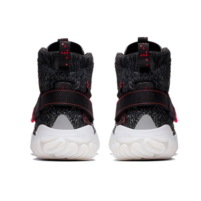 Мужские кроссовки Jordan Apex React OG (серо-красные) — Серый / красный — фото 4