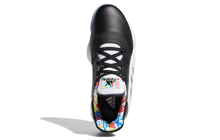 Мужские кроссовки adidas Pro Bounce Madness 2019 Low BATW (черно-белые) — фото 5