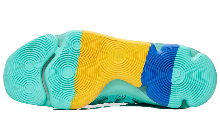 Мужские кроссовки Nike KD 10 Hyper ''Turquoise'' (бирюзовый) — 松石绿/蓝 — фото 5