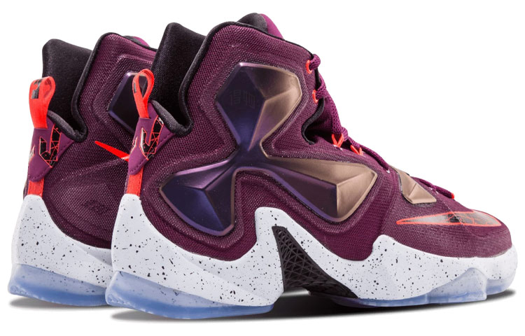 Мужские кроссовки Nike Lebron 13 Written In The Stars OG (фиолетовые) — 桑树紫/黑/纯白金/艳紫 — фото 3