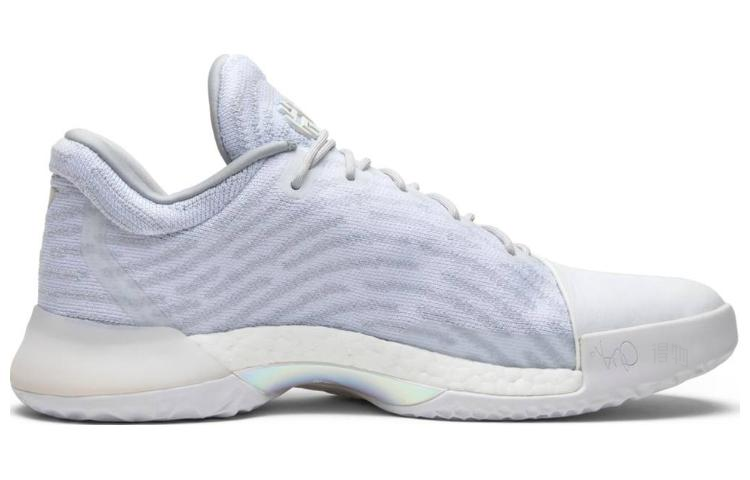 Кроссовки adidas Harden Vol.1 13 Below Zero Christmas (белые) — 白/亮灰 — фото 2