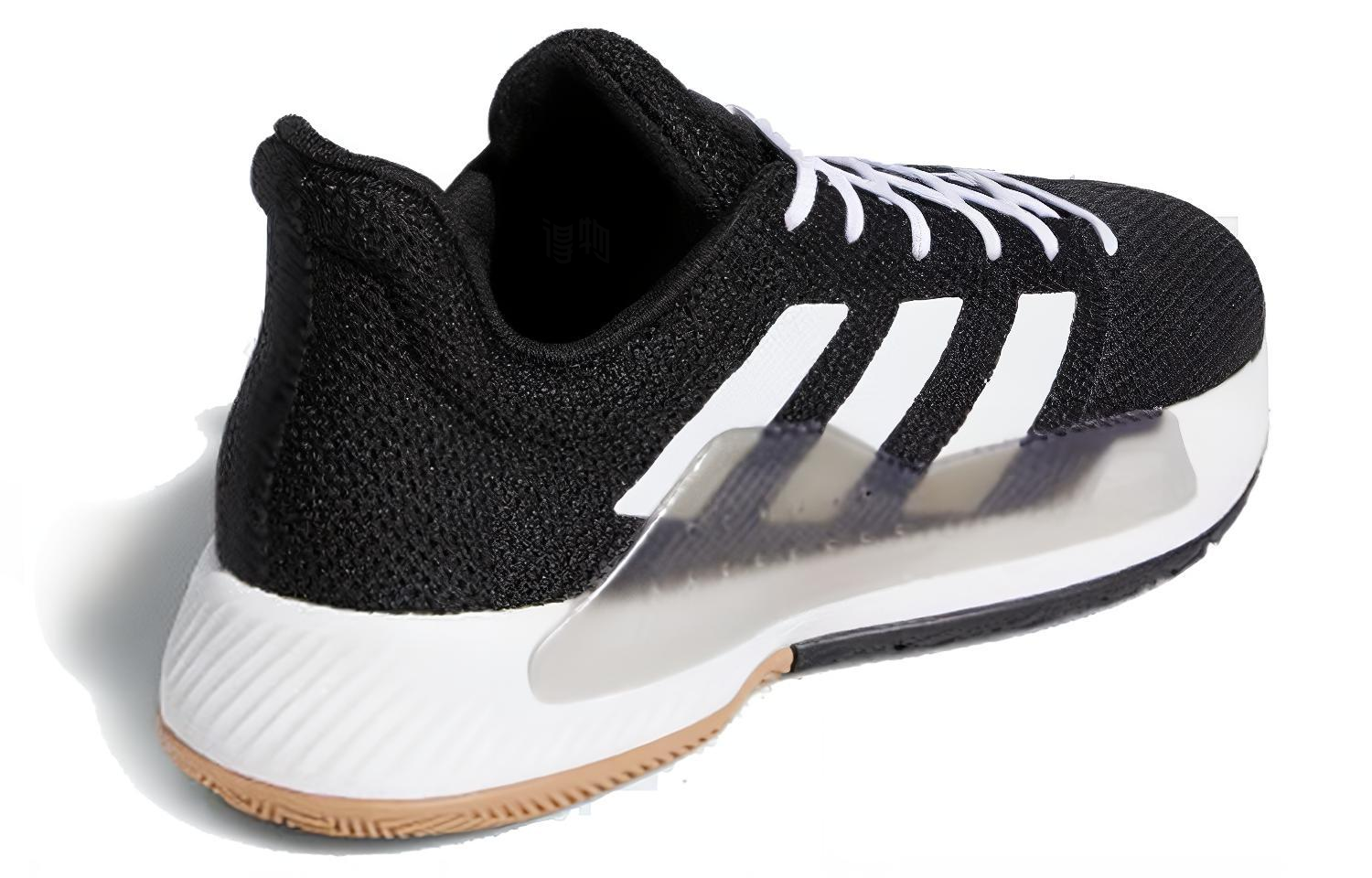 Мужские кроссовки adidas Pro Bounce Madness 2019 Low (черно-белые) — фото 3