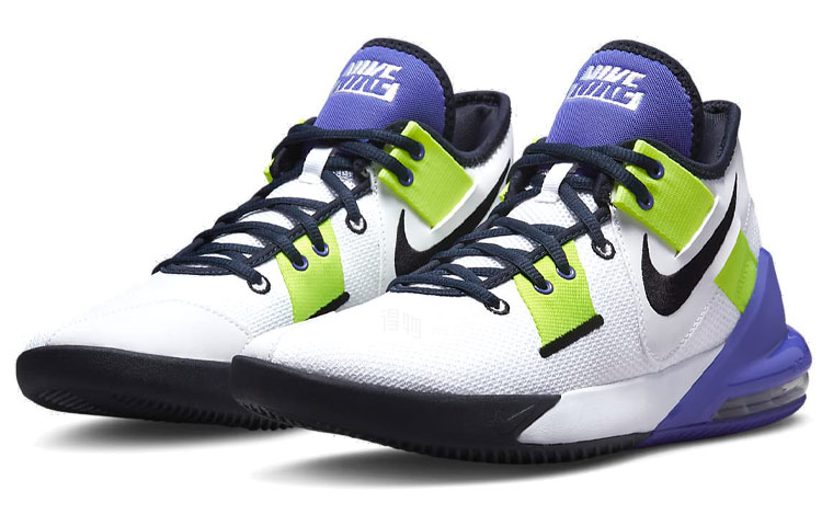 Мужские кроссовки Nike Air Max Impact 2 (бело-зеленые) — фото 3