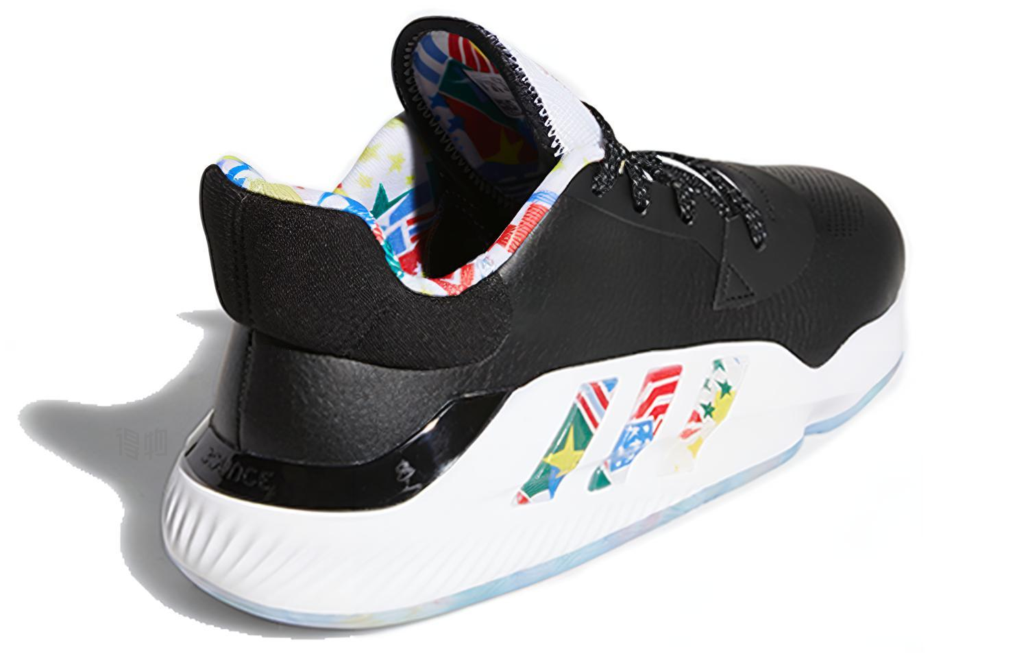 Мужские кроссовки adidas Pro Bounce Madness 2019 Low BATW (черно-белые) — фото 4