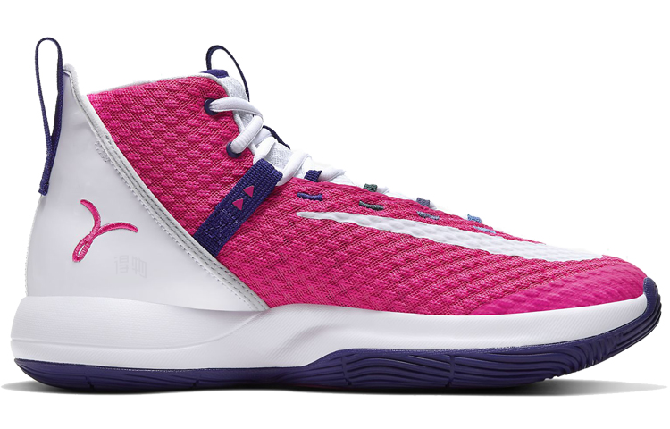 Баскетбольные кроссовки Nike Zoom Rize 1 Kay Yow (розово-белые) — фото 2