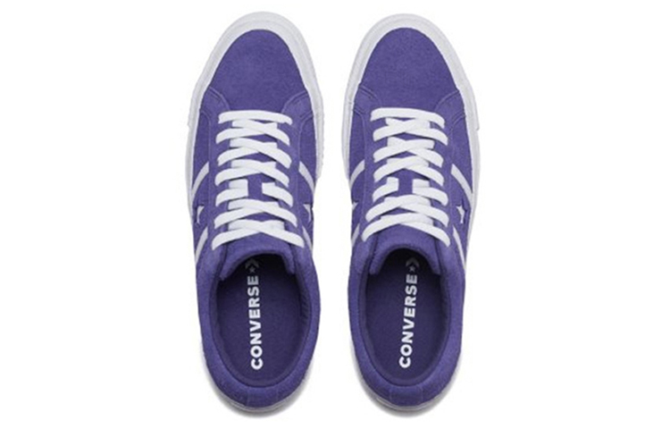 Кеды Converse One Star Academy Ox (фиолетово-белые) — фото 4