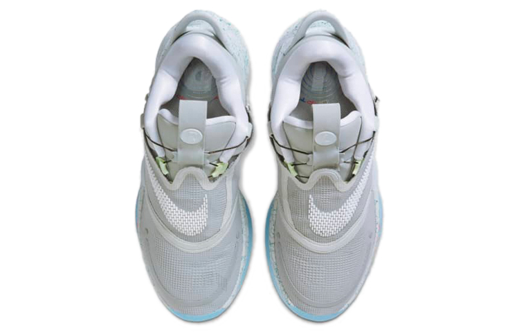 Мужские кроссовки Nike Adapt bb 2.0 GC MAG (серые) — Серыйбелый — фото 4